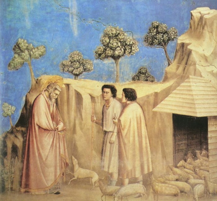 Giotto Joachim se retire parmis les bergers 