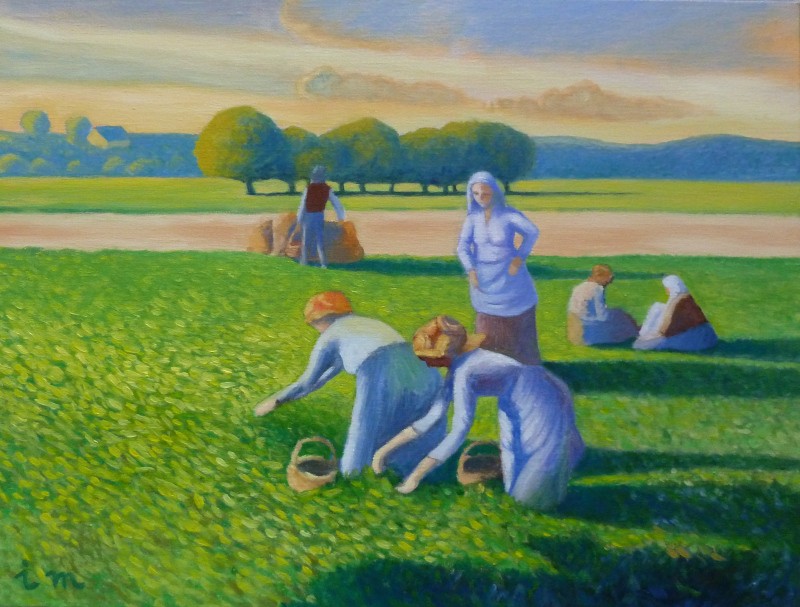 La cueillette des pois *