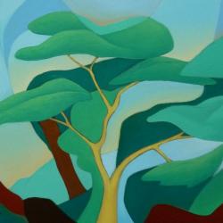 Arbres et torrent *