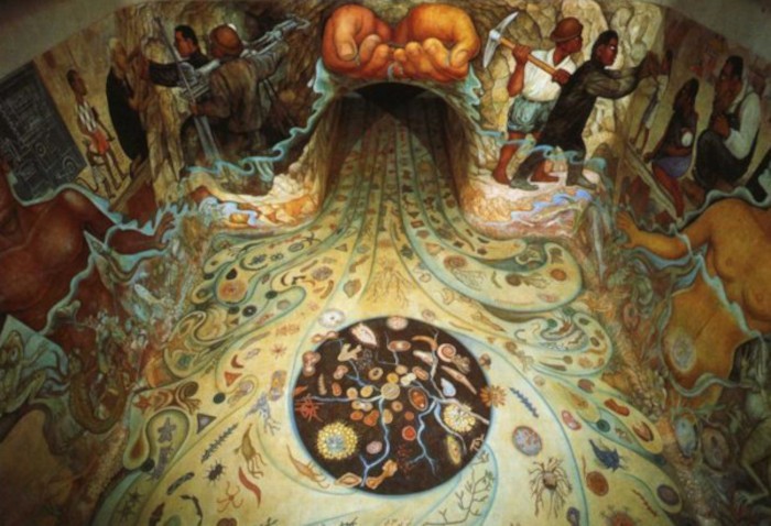 Diego Rivera les mains de la nature offrant l eau 