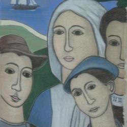 Famille de pêcheurs